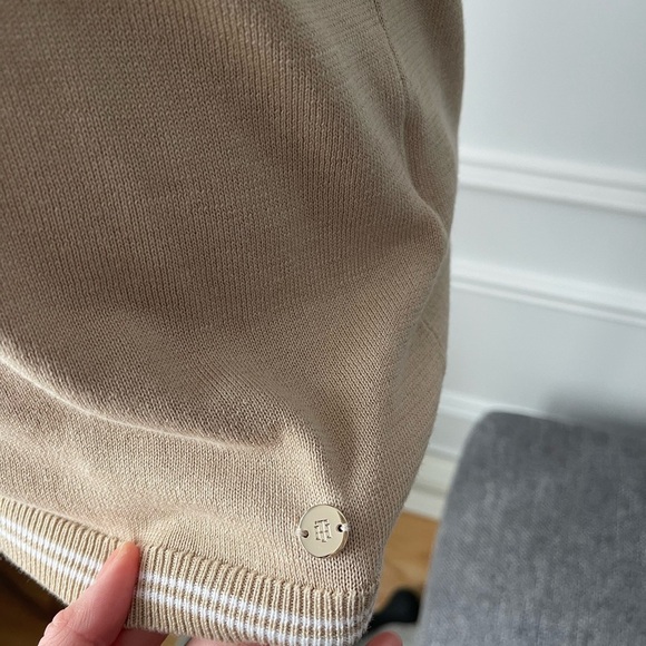 Tommy Hilfiger crew neck knit sweater vest top - Picture 7 of 10